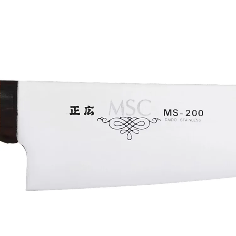 Masahiro MSC Nakiri - Japoński Nóż do Warzyw z Ostrzem 16 cm i Rękojeścią z Drewna Różanego — zdjęcie 4