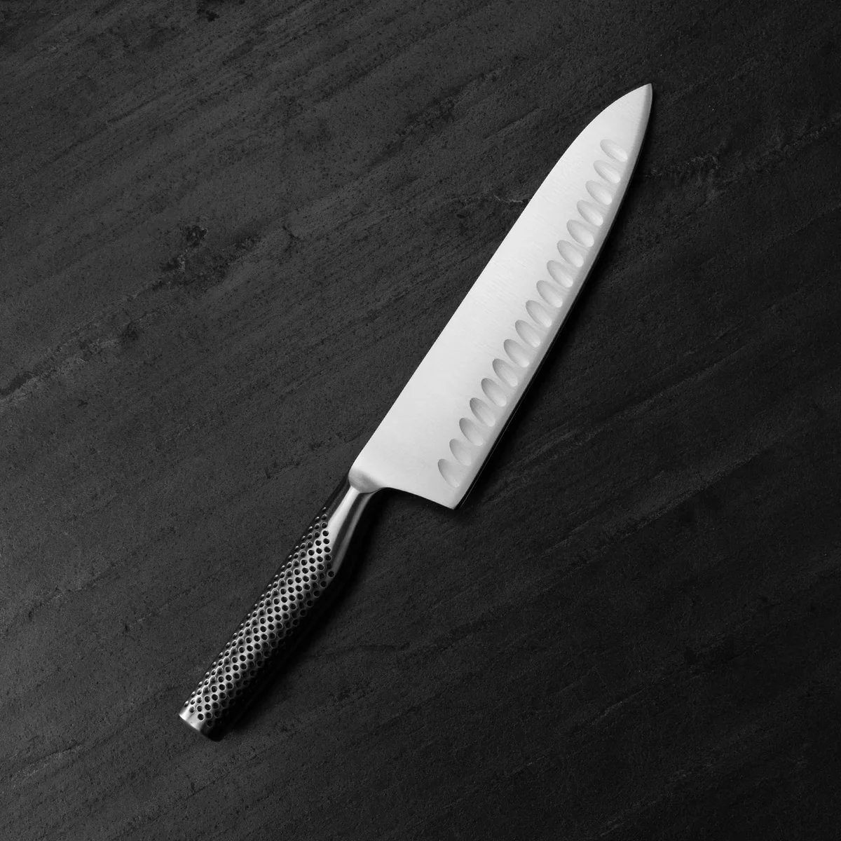 Global GF-99 Europejski Nóż Szefa Kuchni Żłobiony 20,5 cm — zdjęcie 5