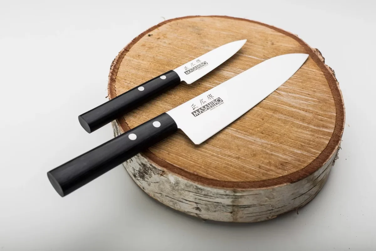 Masahiro Sankei Nóż Szefa Kuchni 18 cm Czarny — zdjęcie 2