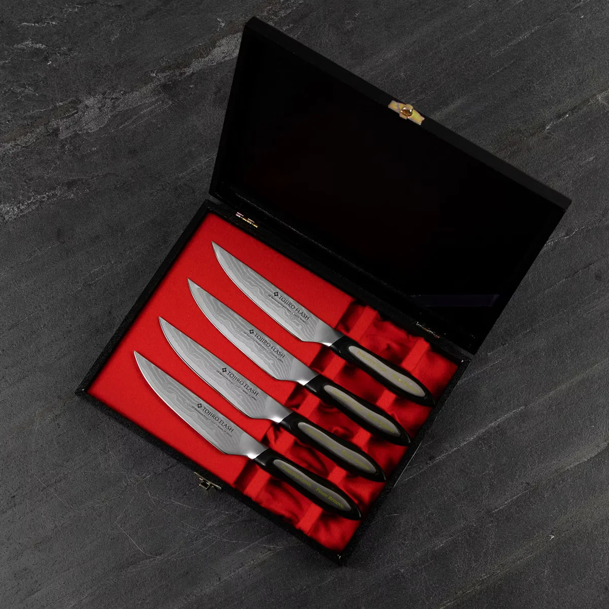 Tojiro Flash Zestaw 4 noży do steków 11cm — zdjęcie 5