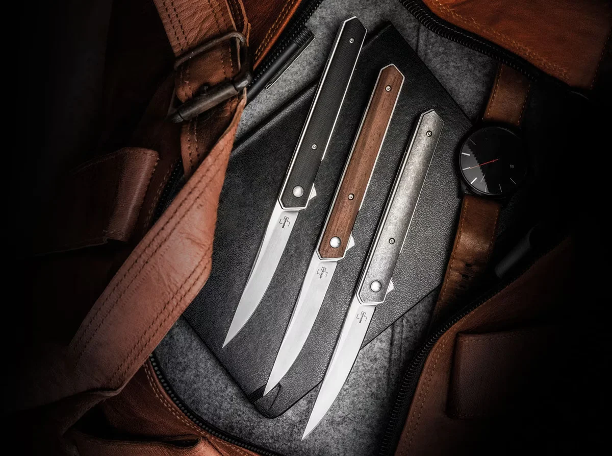 Nóż składany Böker Plus Kwaiken Air Cocobolo Brown — zdjęcie 3