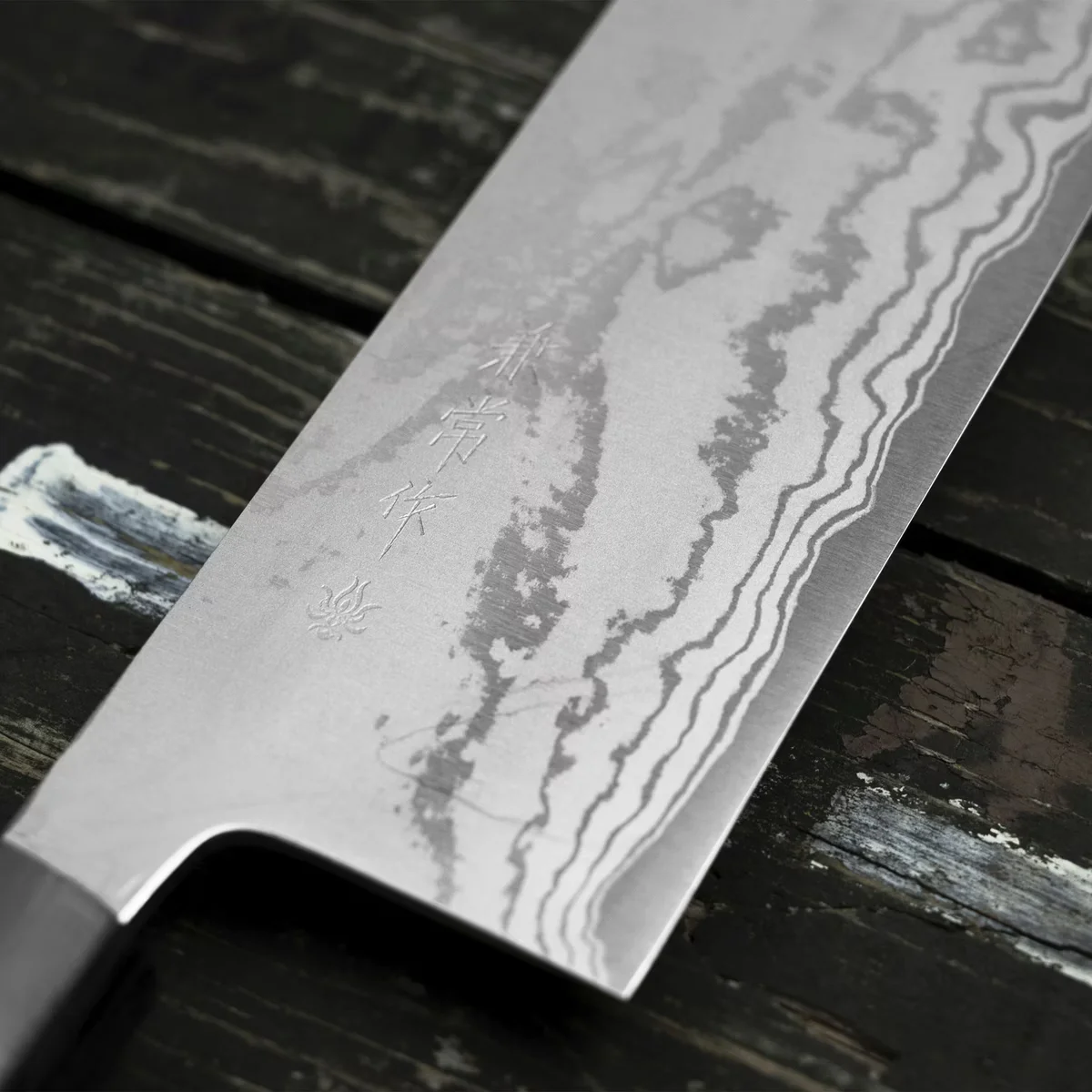 Kanetsune 400 Shirogami#2 Nóż Nakiri Japoński do Warzyw 16,5 cm — zdjęcie 3