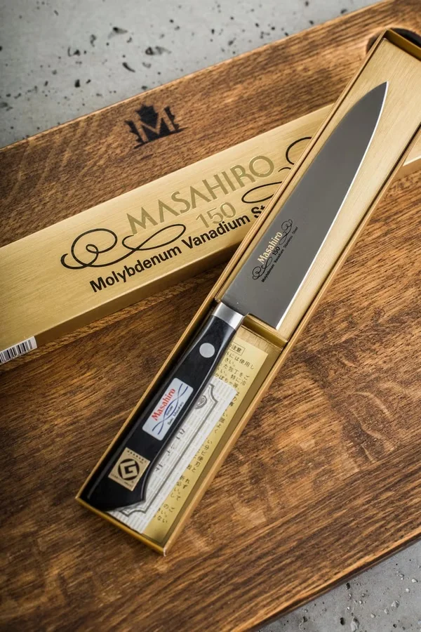 Masahiro MV Nóż Utility 15 cm — zdjęcie 5