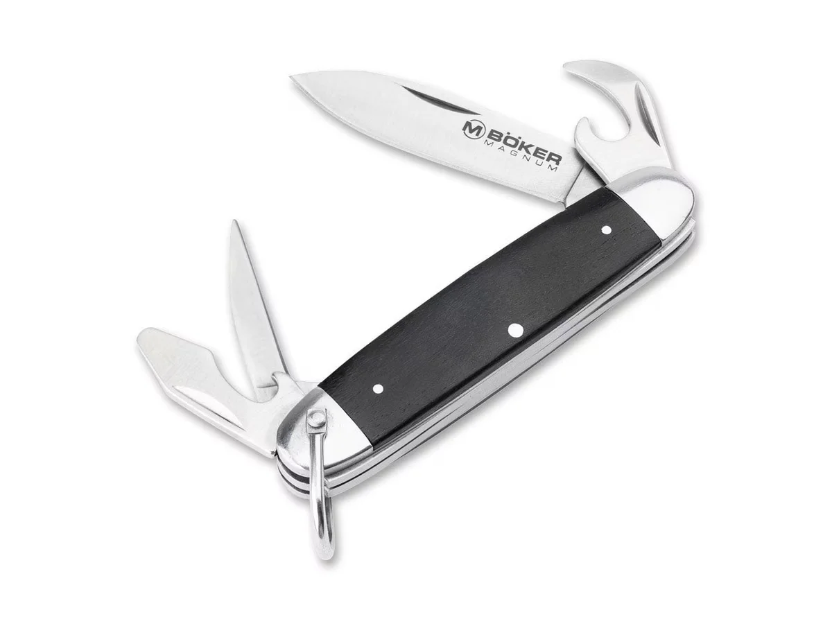 Scyzoryk Boker Magnum Classic Pocket Steel z Okładkami z Palisandru, Ostrze 6.5 cm — zdjęcie 3