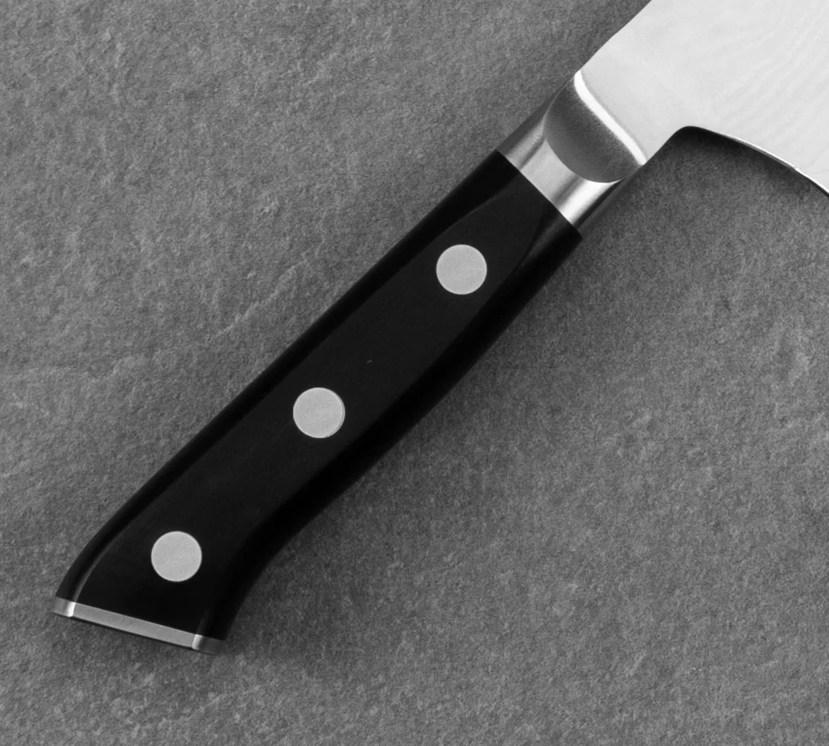 Mcusta Zanmai Classic Damascus VG-10 Pakka Nóż Santoku 18 cm — zdjęcie 3