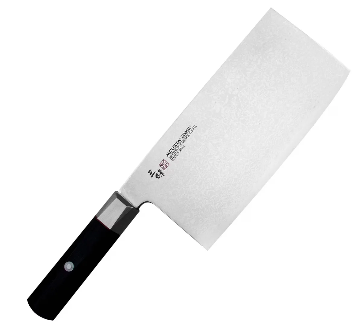 Mcusta Zanmai Splash Damascus VG-10 Chiński Nóż do Siekania 18 cm