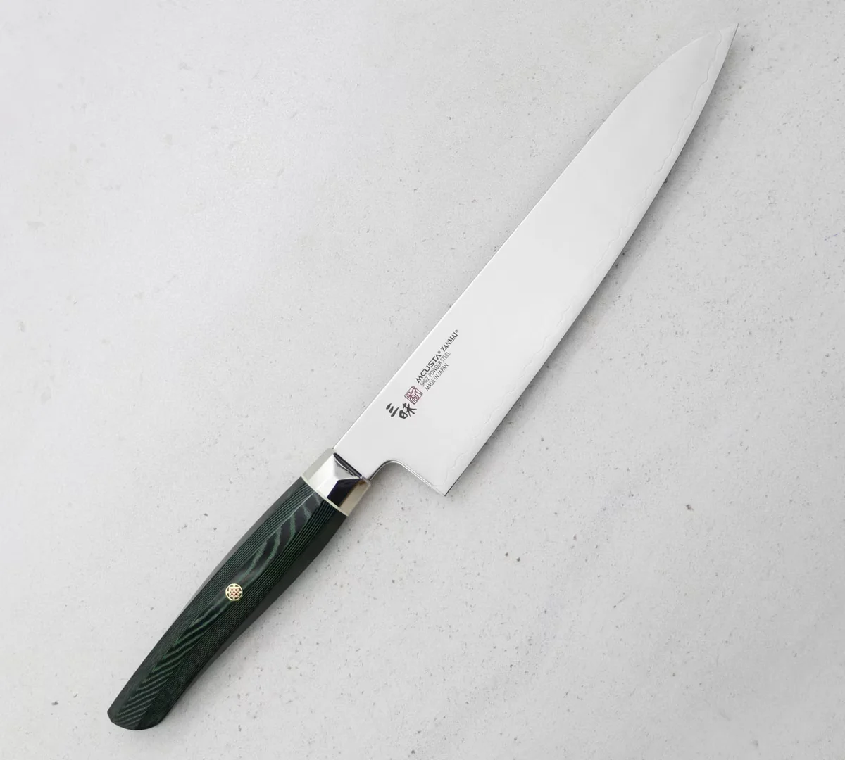 Mcusta Zanmai Green Revolution SPG2 Nóż Gyuto 21 cm — zdjęcie 5