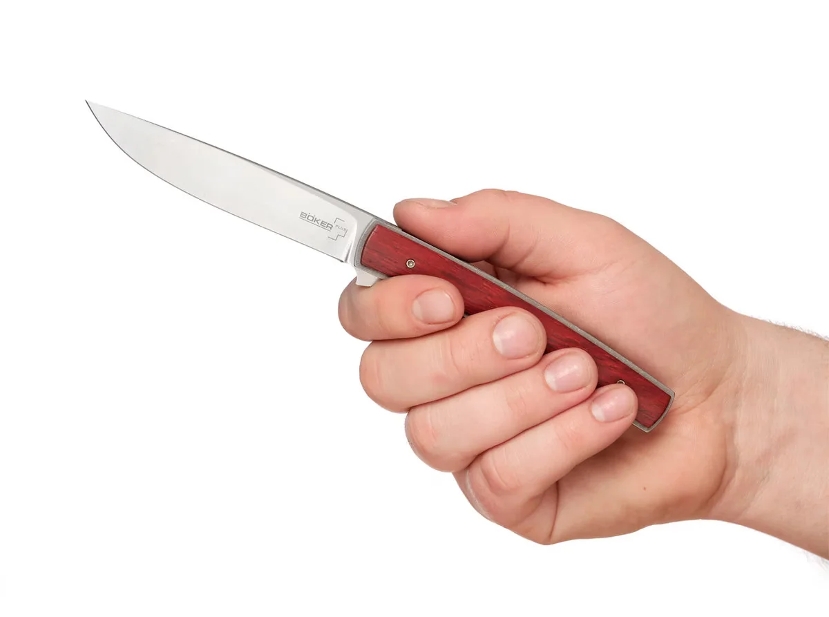 Nóż składany Böker Plus Urban Trapper Gentleman VG-10 Tytan Cocobolo — zdjęcie 3