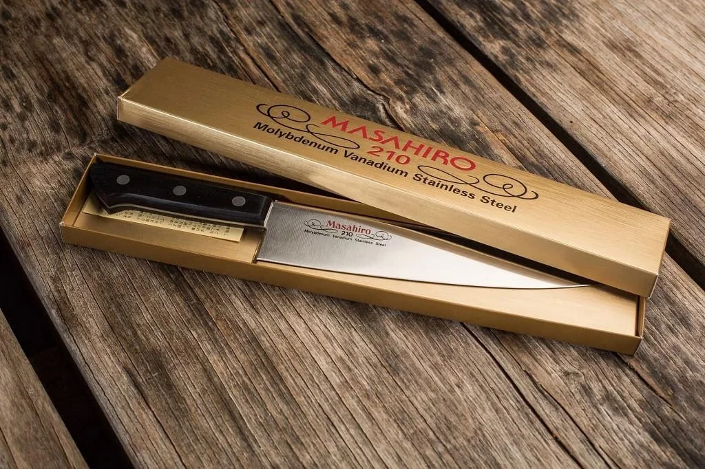 Masahiro BWH Chef - Nóż Szefa Kuchni 21 cm — zdjęcie 9