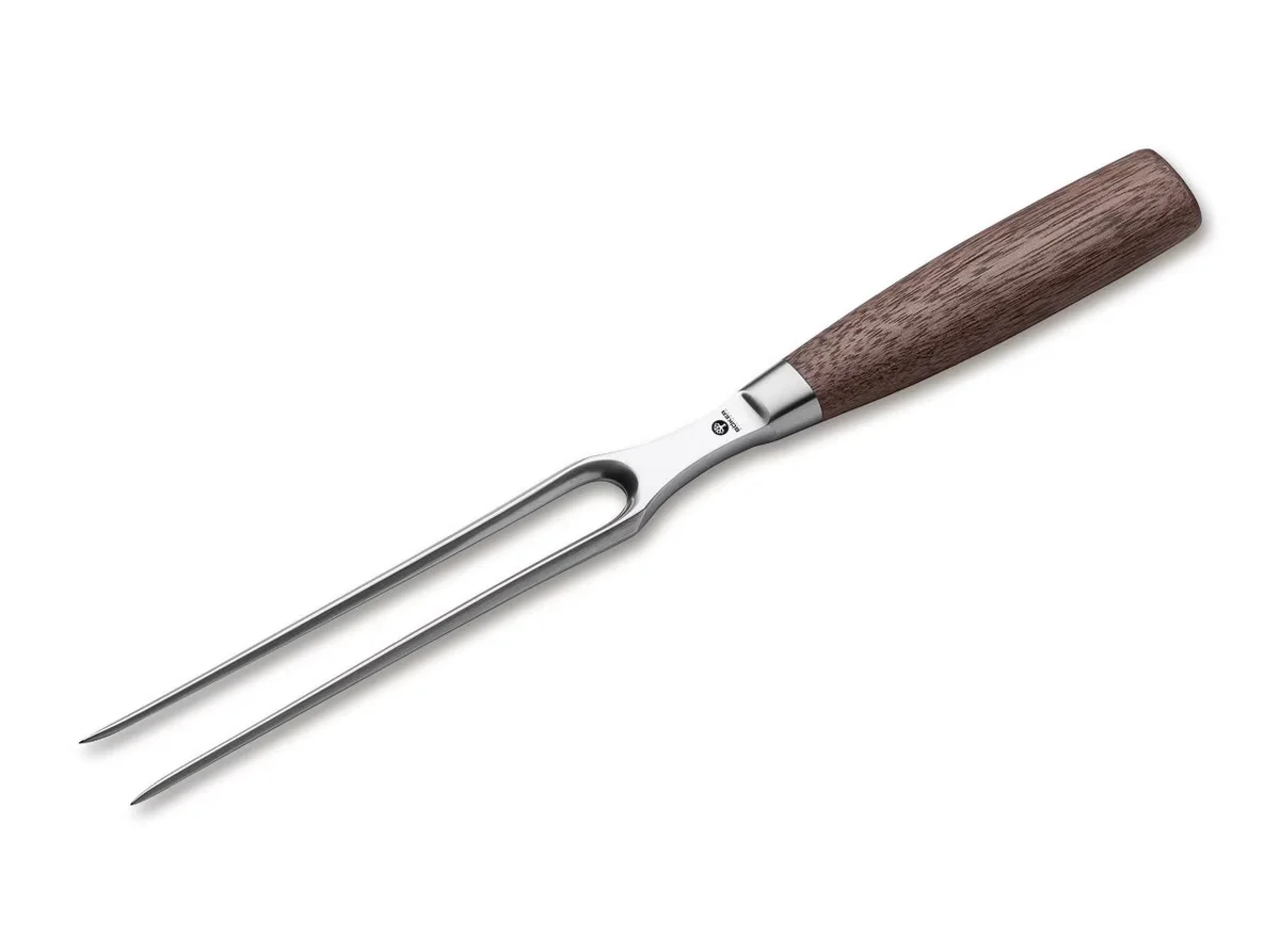 Widelec Boker Solingen Core Walnut – do Serwowania i Grillowania