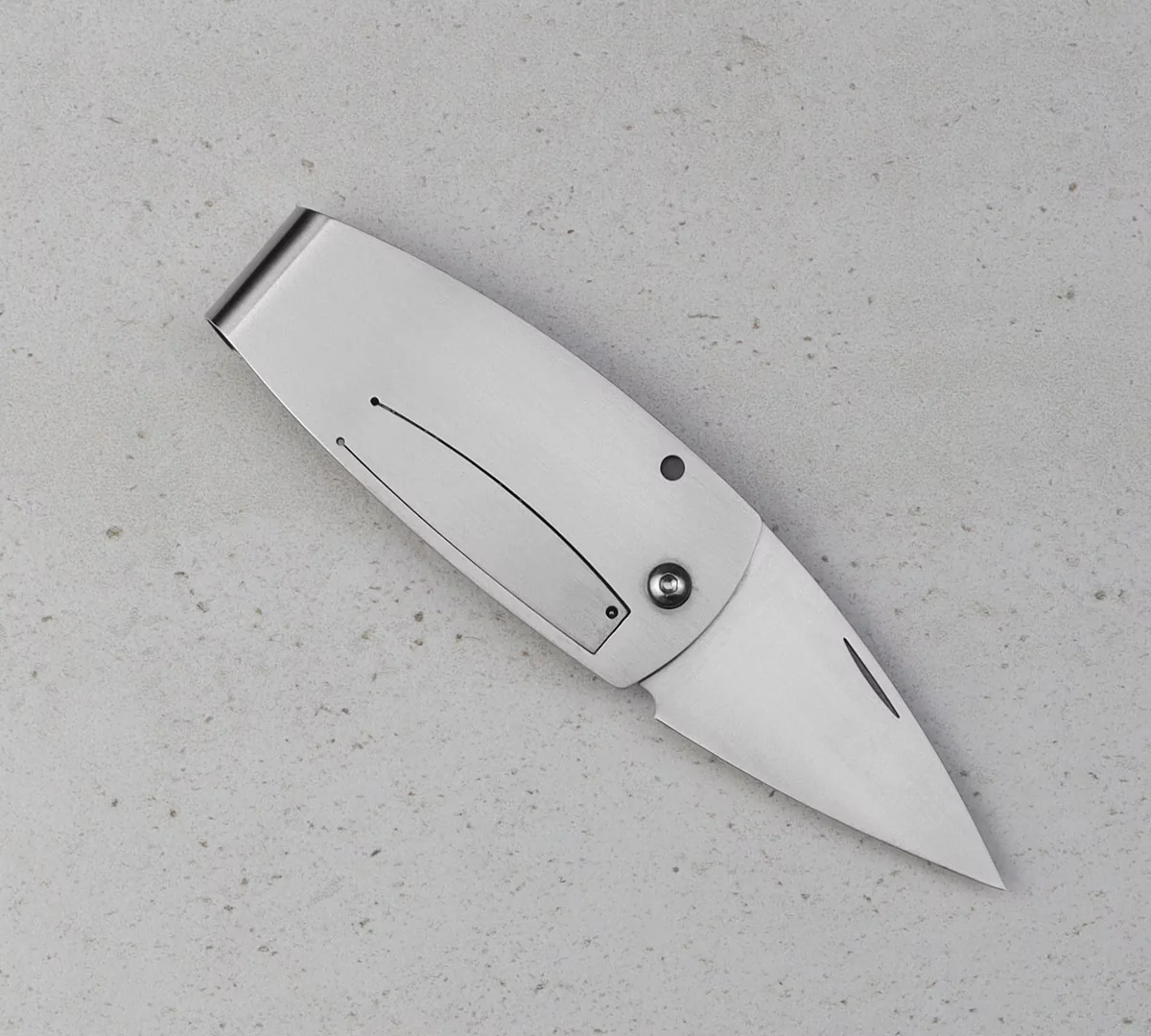 Mcusta Money Klip Fuji Nóż Składany AUS-8 Ostrze 5 cm — zdjęcie 4