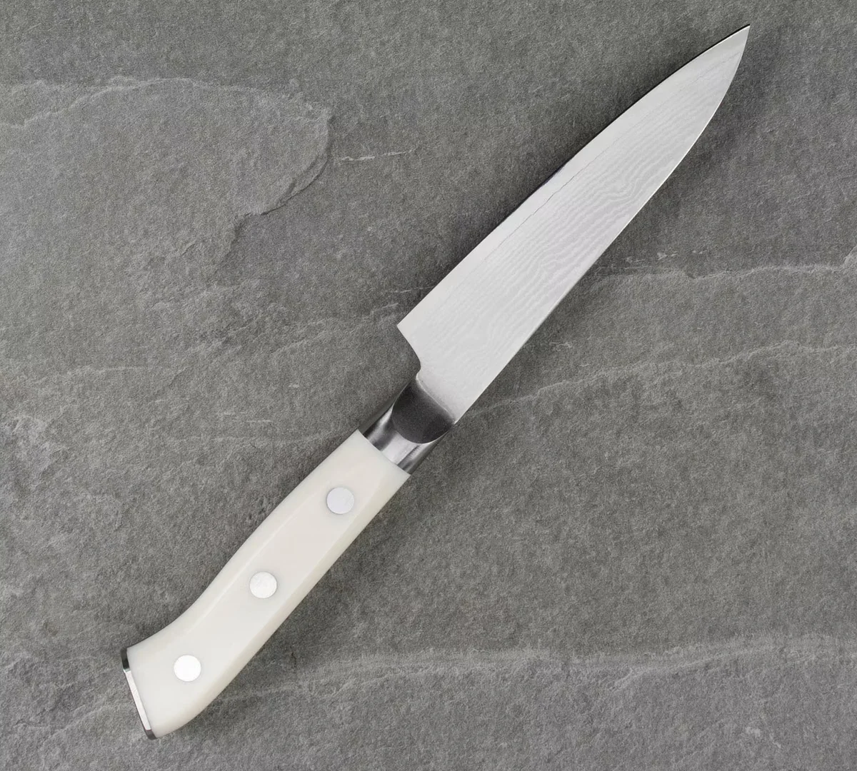 Mcusta Zanmai Classic Damascus VG-10 Corian Nóż uniwersalny 11 cm — zdjęcie 5