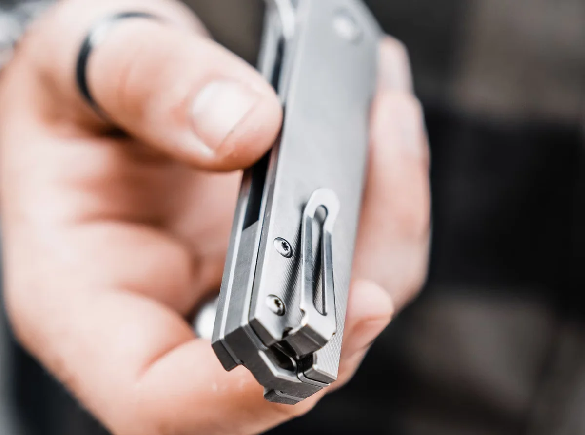Nóż składany Boker Plus Kwaiken Push Button Flipper 01BO619 — zdjęcie 5