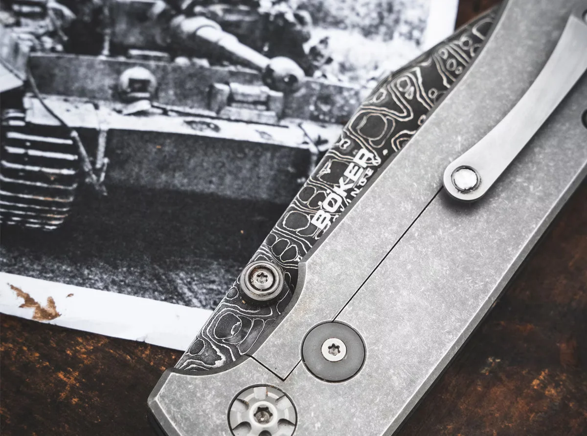 Nóż Böker Solingen Tiger-Damascus — zdjęcie 9