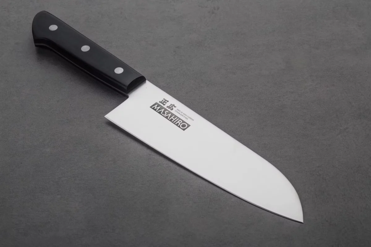 Masahiro MV-L Santoku Nóż Kuchenny 17.5 cm — zdjęcie 3