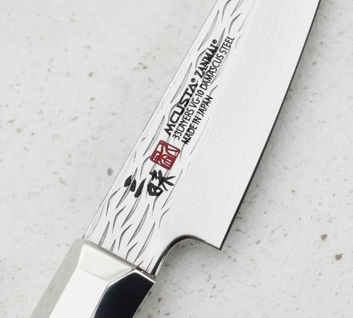 Mcusta Zanmai VG-10 Supreme Ripple Nóż Kuchenny do Obierania 9 cm — zdjęcie 4