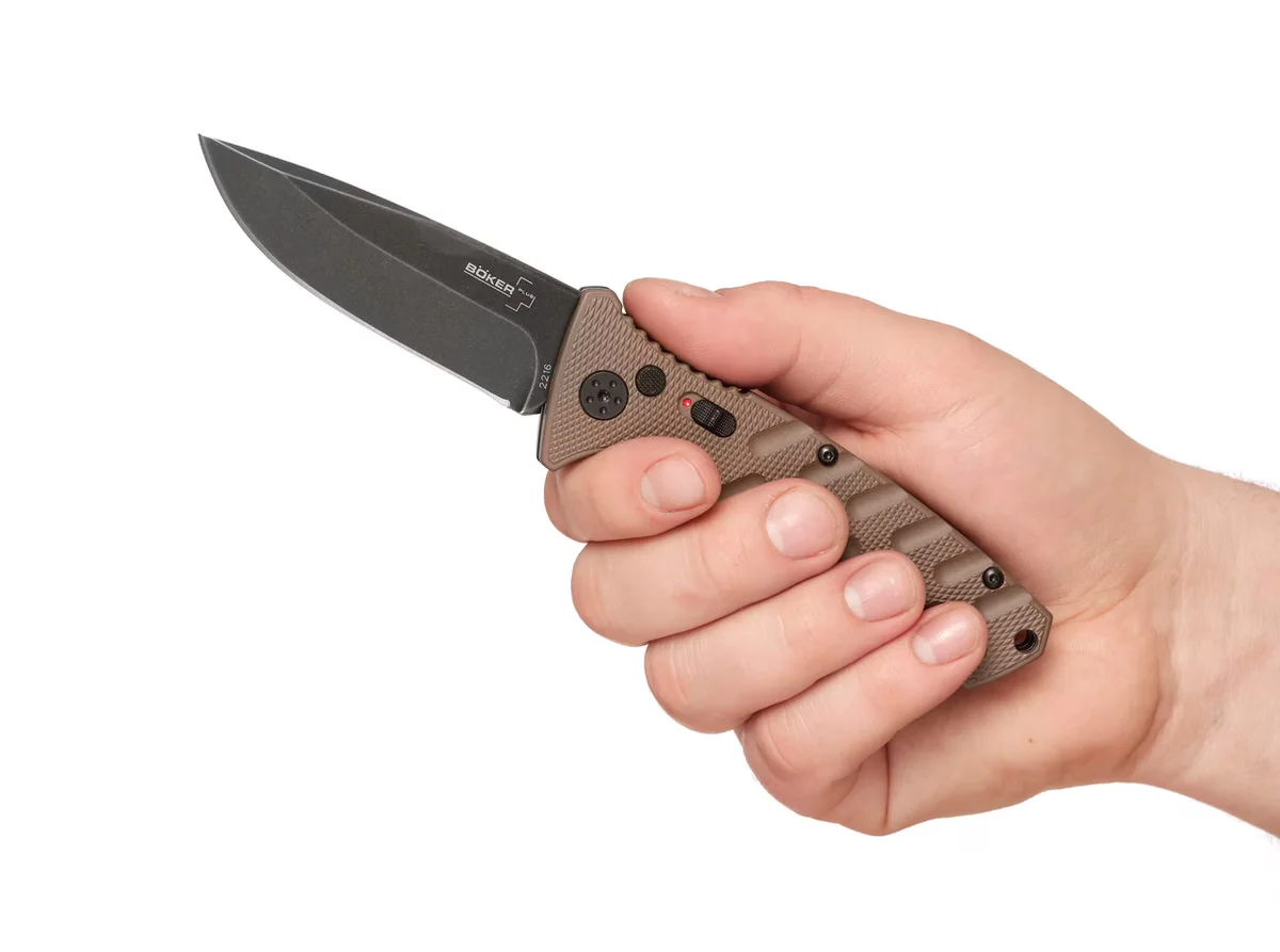 Nóż Böker Plus Strike Coyote Spearpoint — zdjęcie 3