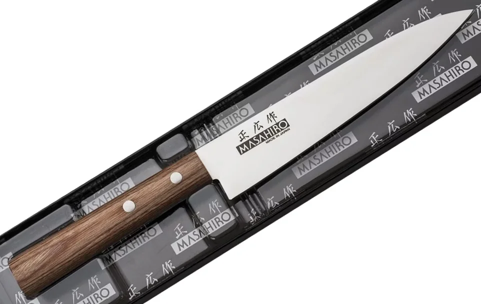 Masahiro Sankei Utility Nóż kuchenny 15 cm, brązowy — zdjęcie 5
