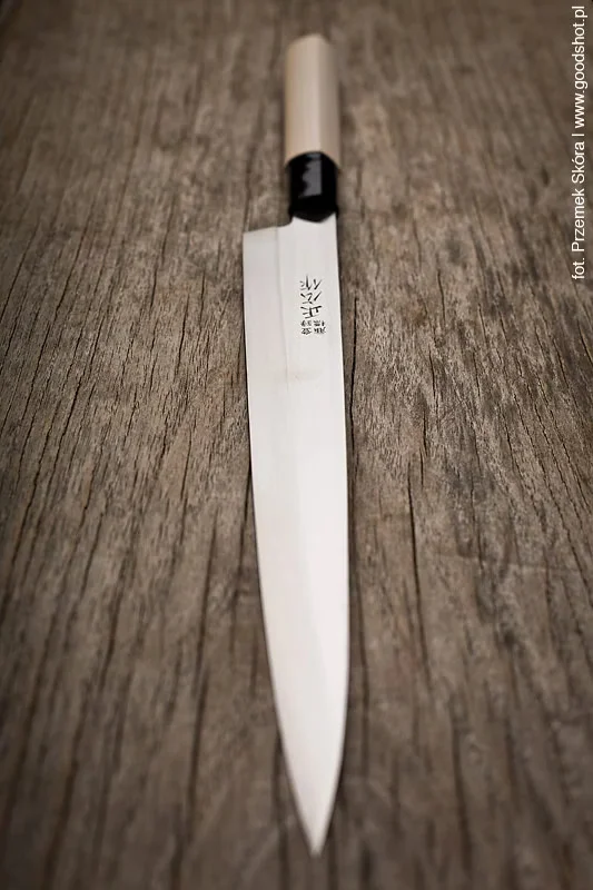 Masahiro MS-8 Yanagiba - Nóż do Sushi/Sashimi, Ostrze 24 cm — zdjęcie 12
