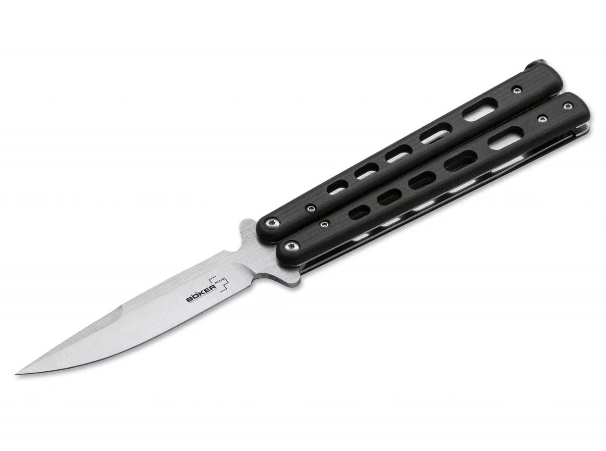 Nóż motylkowy Böker Plus Balisong G10, duży