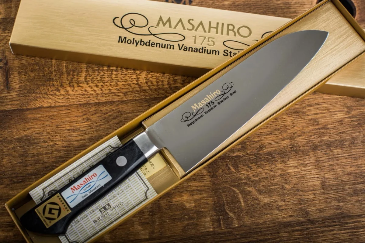 Masahiro MV Santoku Nóż Kuchenny 17.5 cm — zdjęcie 4