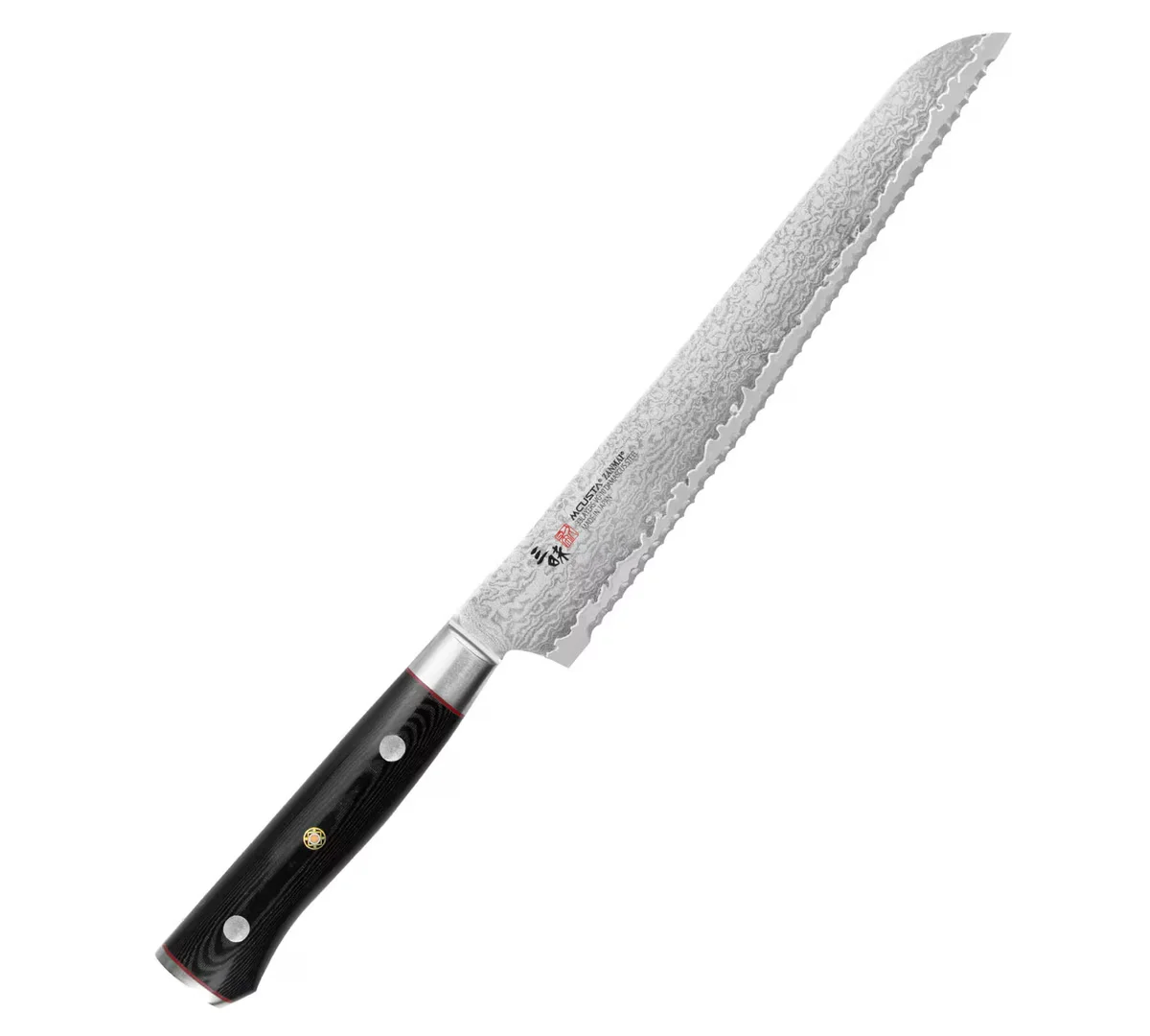 Mcusta Zanmai VG-10 Pro Zebra Nóż do pieczywa 23 cm