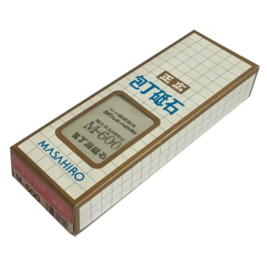 Kamień ostrzący Masahiro M-600, Gradacja 600, 19x6.5x1.7 cm — zdjęcie 3