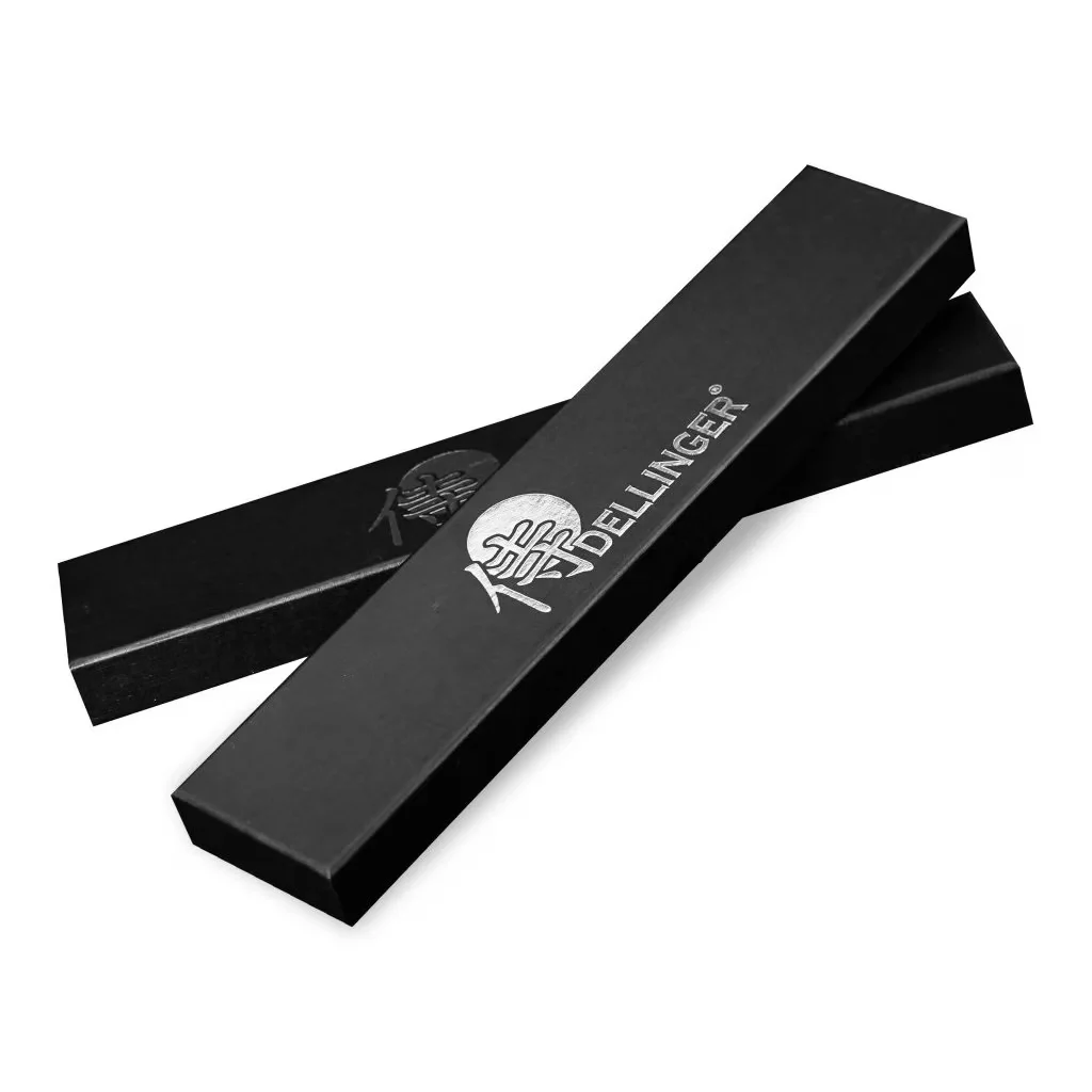 Dellinger Pink Stone Tsuchime Damascus Nóż Petty 9.5 cm — zdjęcie 2
