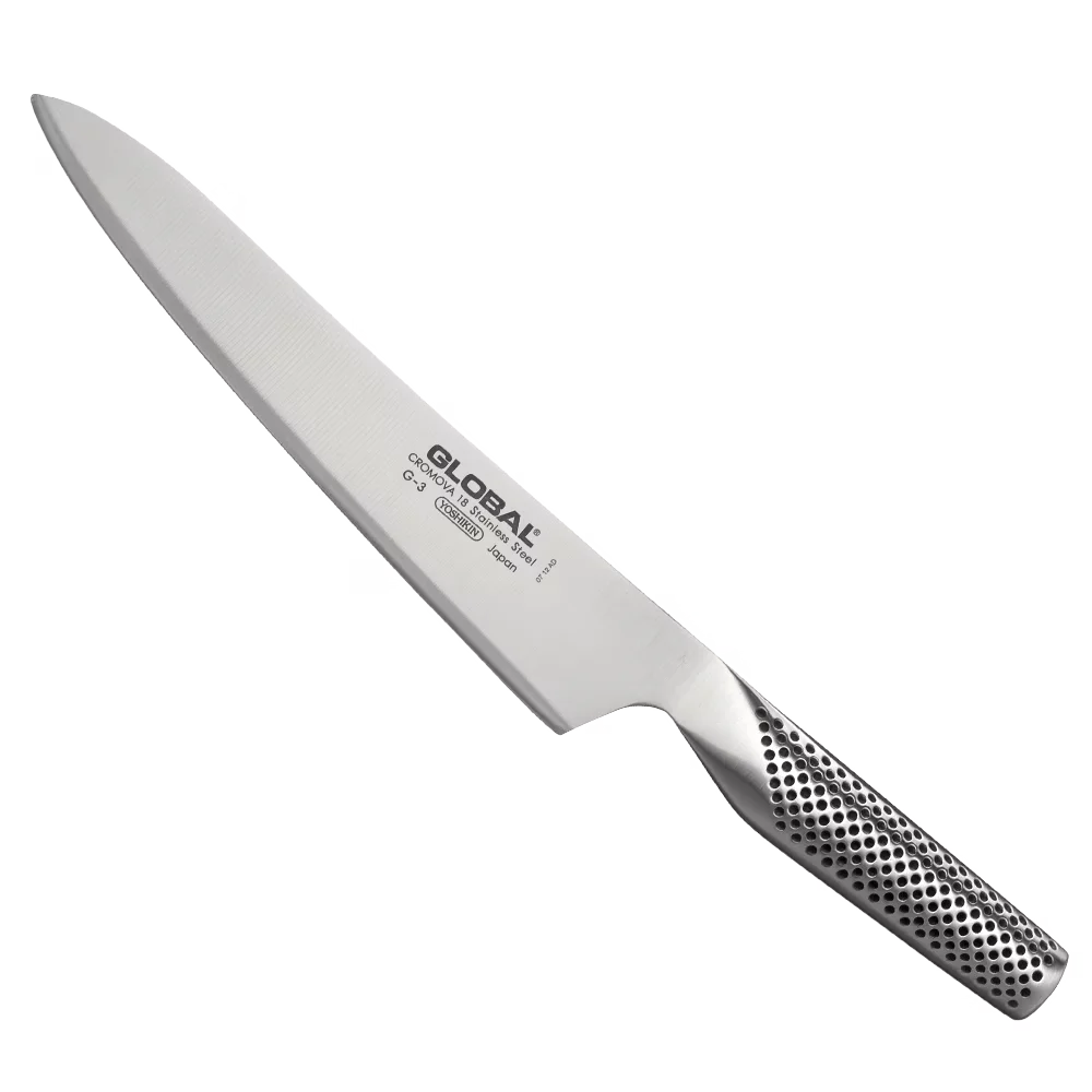 Nóż do porcjowania Global G-3, ostrze 21 cm ze stali CROMOVA 18