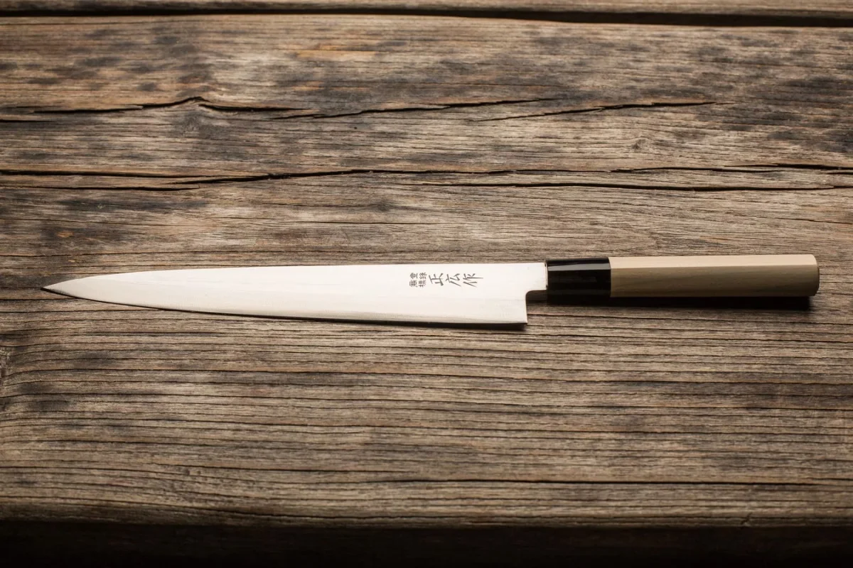 Masahiro MS-8 Yanagiba Nóż do Sushi/Sashimi dla Leworęcznych, Ostrze 24 cm — zdjęcie 5