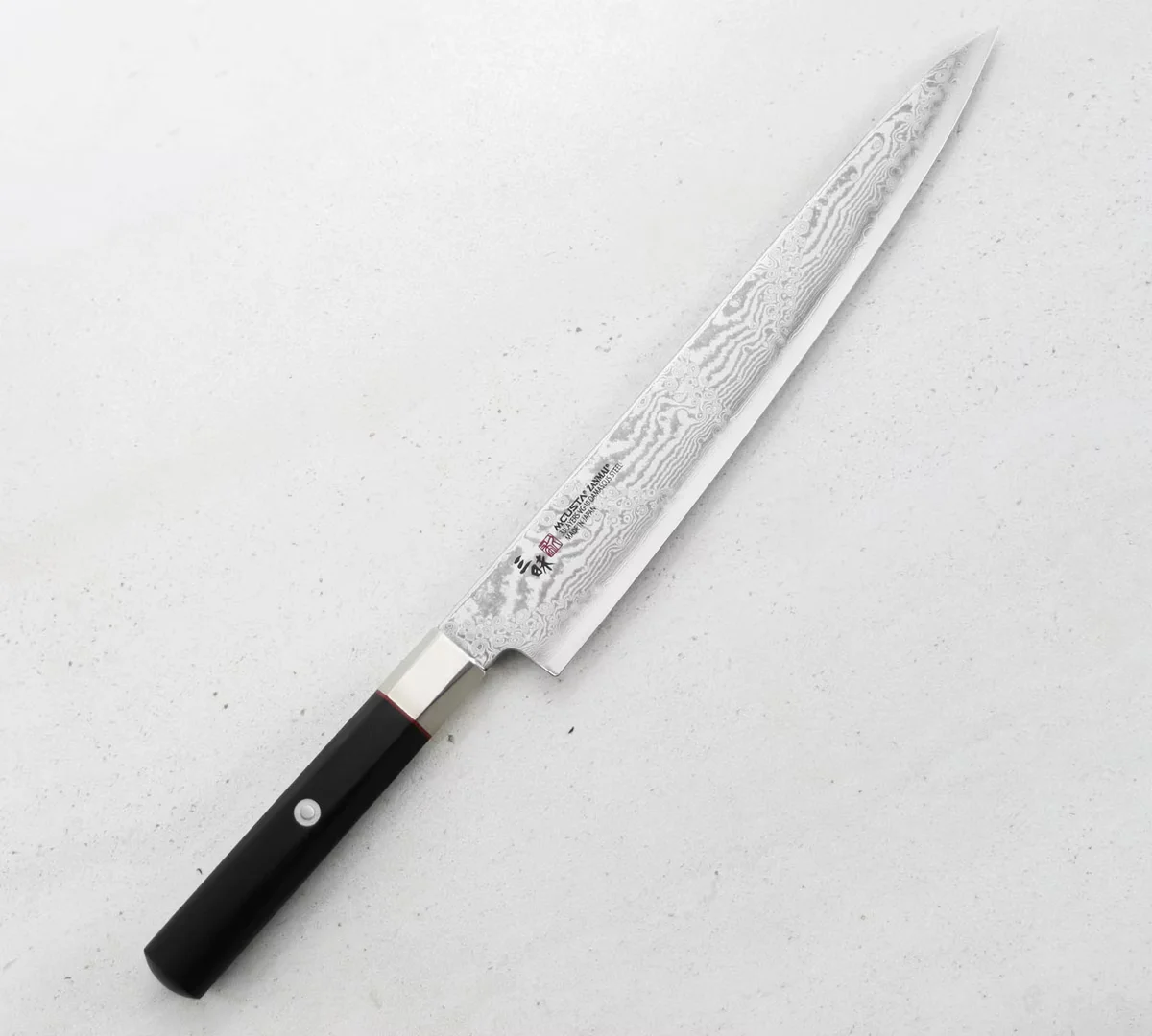 Mcusta Zanmai VG-10 Splash Nóż Sujihiki, 24 cm — zdjęcie 5