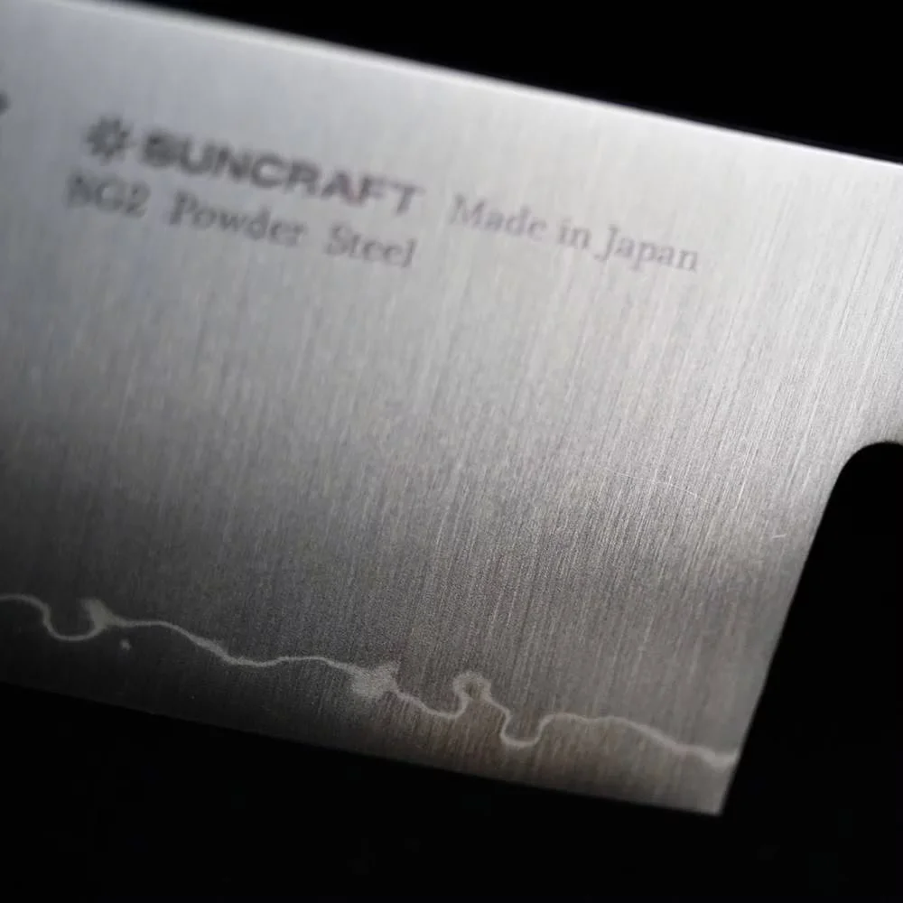 Suncraft Senzo Professional Bunka 16,5 cm - Nóż kuchenny z stali SG2 San — zdjęcie 13