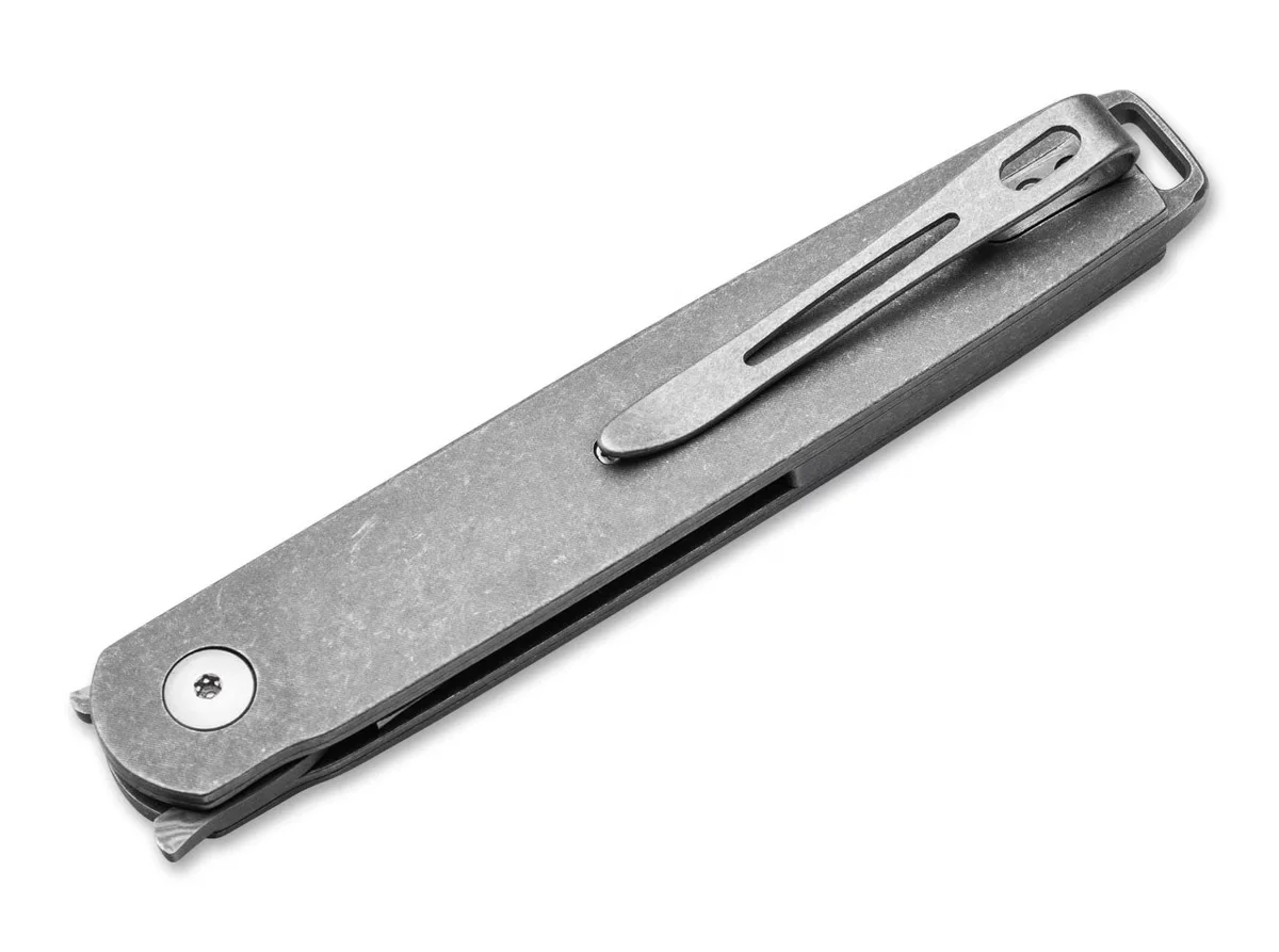 Boker Plus LRF Damascus - Nóż składany, tytan, stal damasceńska, Kansei Matsuno — zdjęcie 2