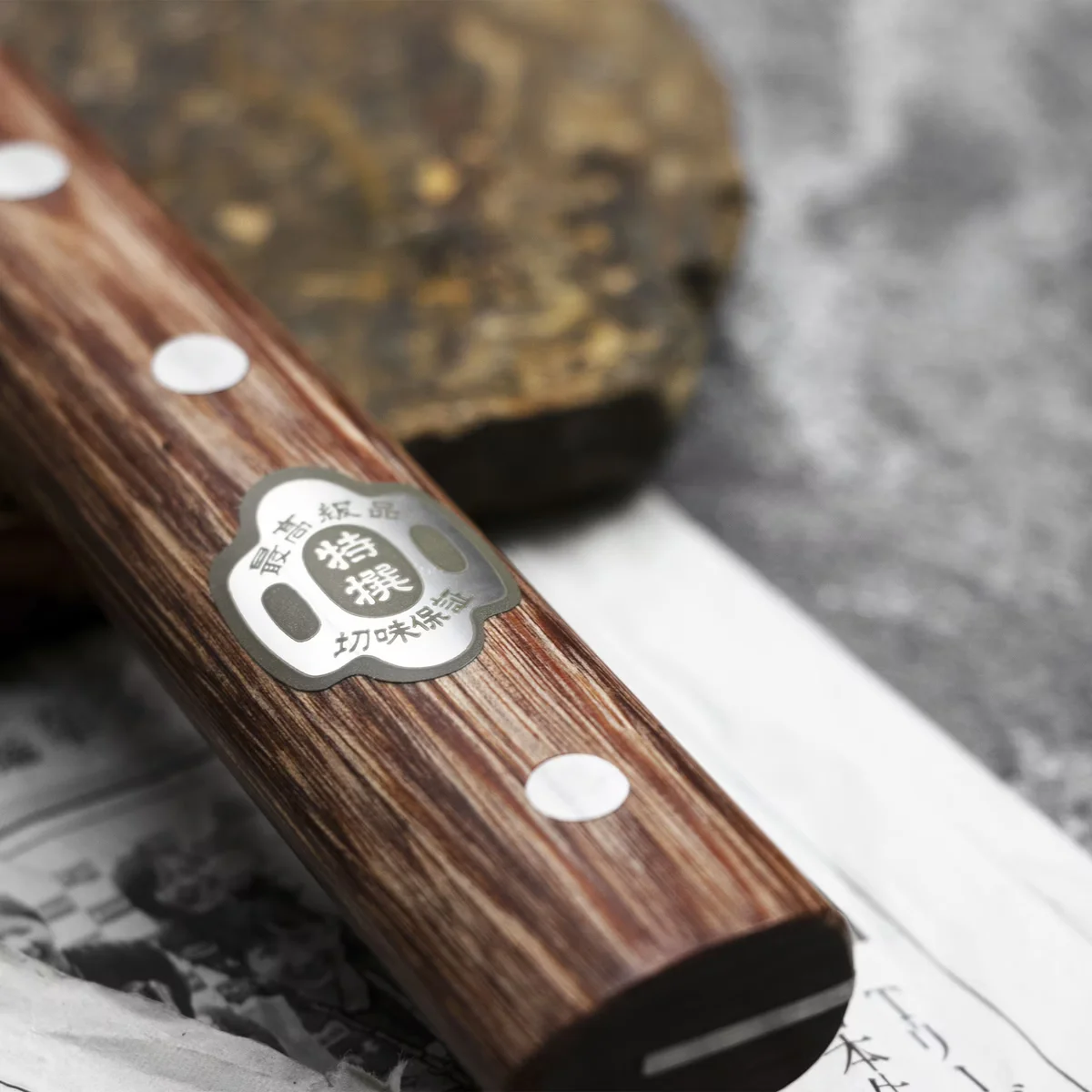 Kanetsune 1000 Shiro-2/SS Nóż Santoku 16,5 cm — zdjęcie 4