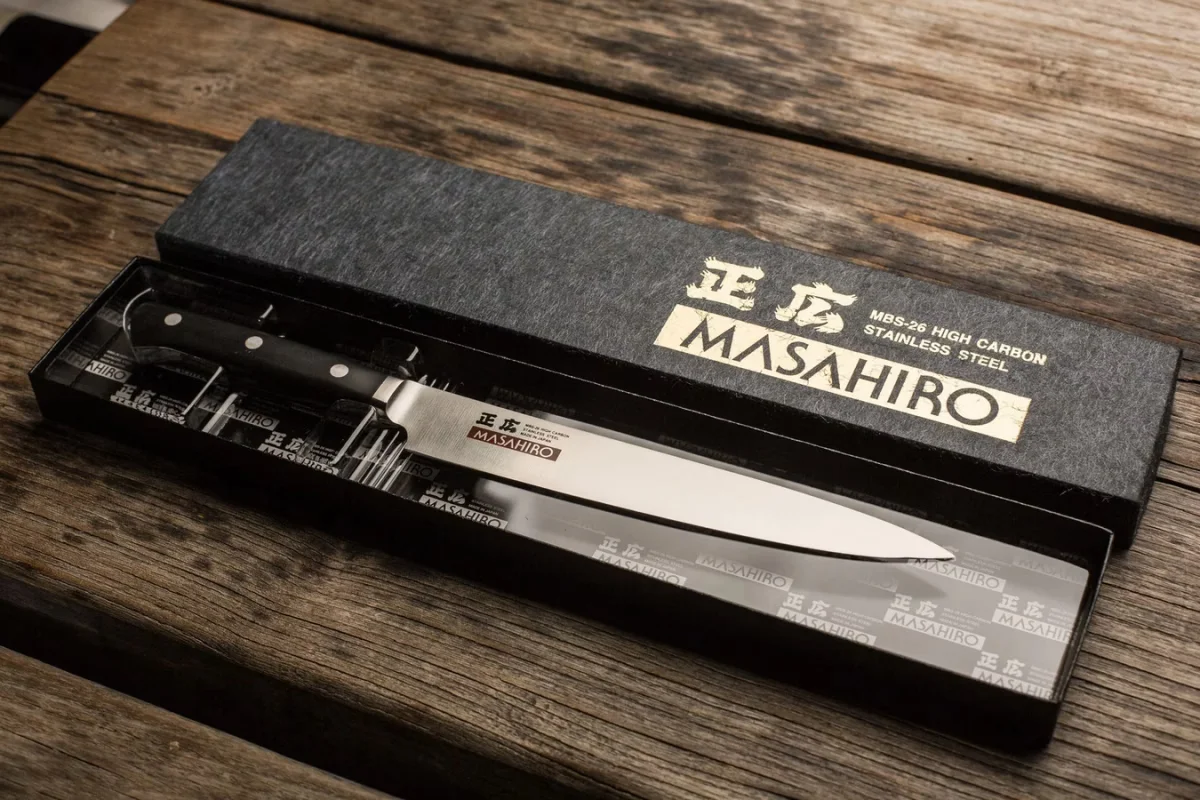Masahiro MV-H Nóż Carving 20 cm — zdjęcie 3