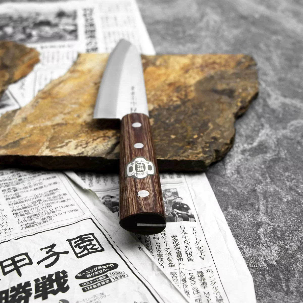 Kanetsune 1000 Shiro-2/SS Nóż Szefa Kuchni 18 cm — zdjęcie 9