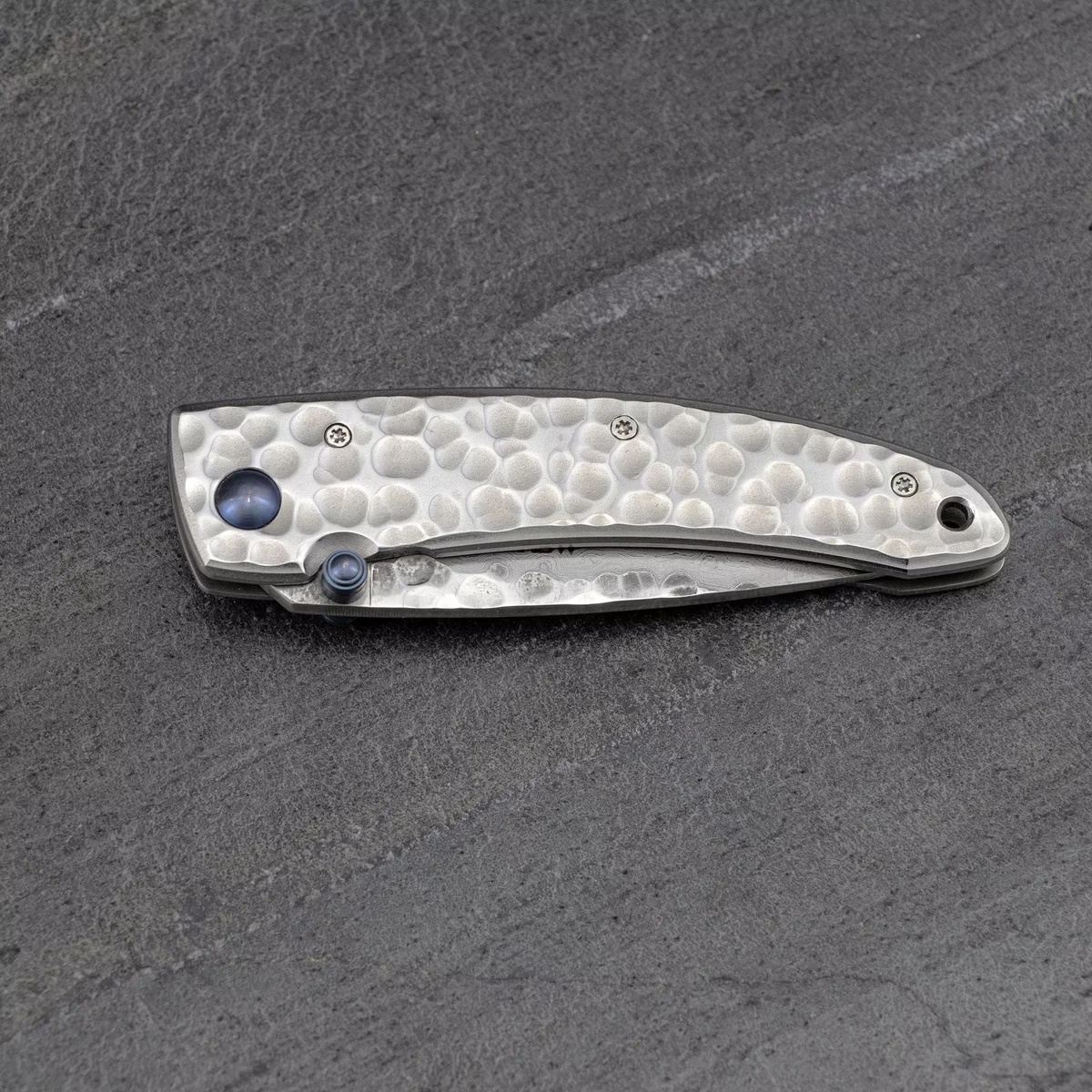 Mcusta Shinra Small Tsuchi Damascus VG-10 Nóż Składany 6,5 cm — zdjęcie 6