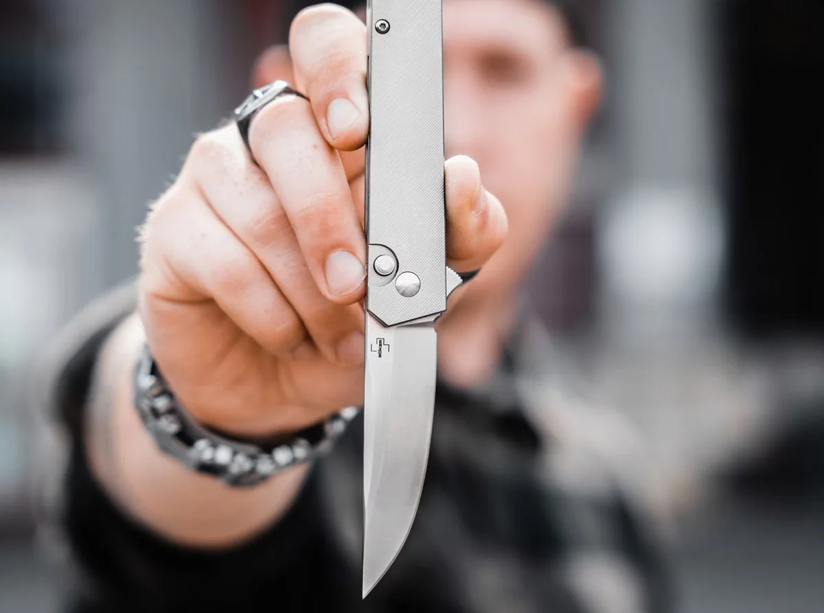 Nóż składany Boker Plus Kwaiken Push Button Flipper 01BO619 — zdjęcie 3