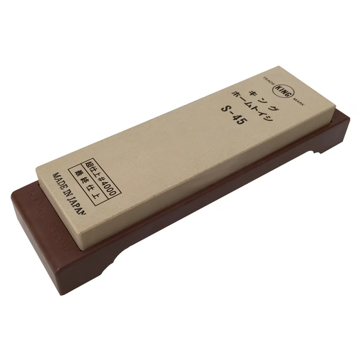 Kamień wodny King Deluxe S-45B Gradacja 4000 z podstawą antypoślizgową, 17.6x5.2x1.5 cm — zdjęcie 3
