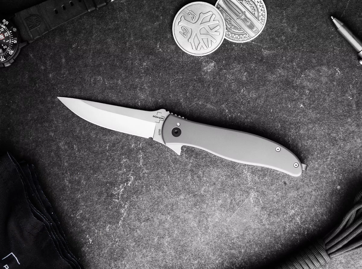 Nóż Böker Plus The Escort - Składany Nóż EDC John Kubasek Nitro-V — zdjęcie 7