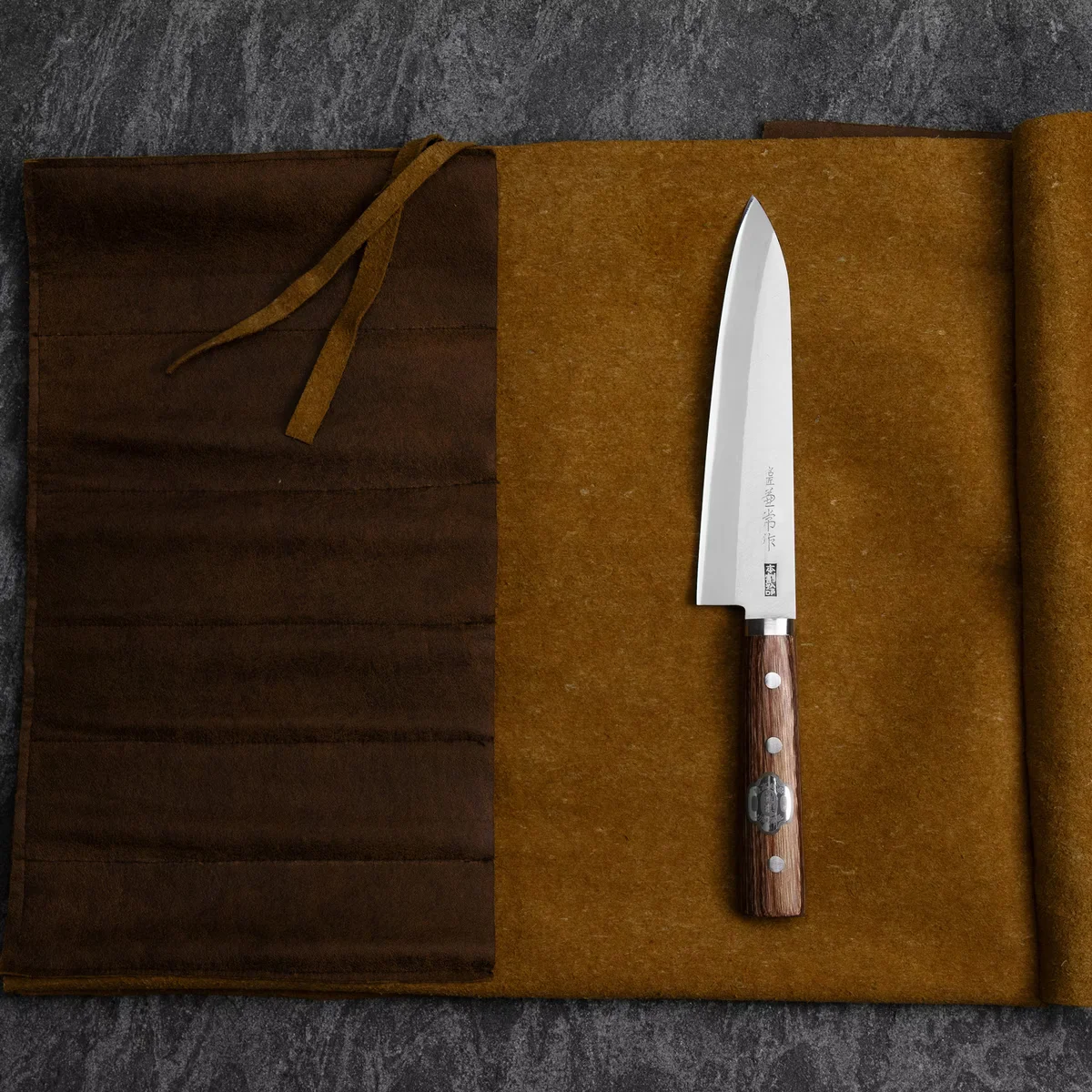 Kanetsune Seki 2000 Shiro-2/SUS410 Nóż Szefa Kuchni Gyuto 18 cm — zdjęcie 6