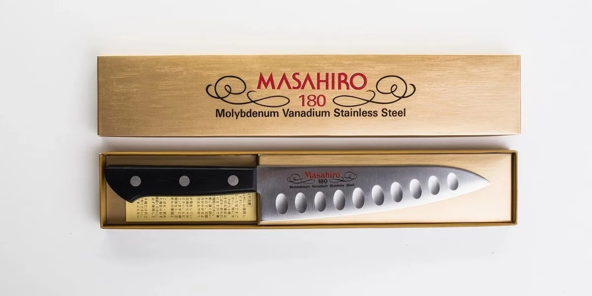 Masahiro BWH Chef Dimple Nóż Szefa Kuchni 18cm — zdjęcie 4