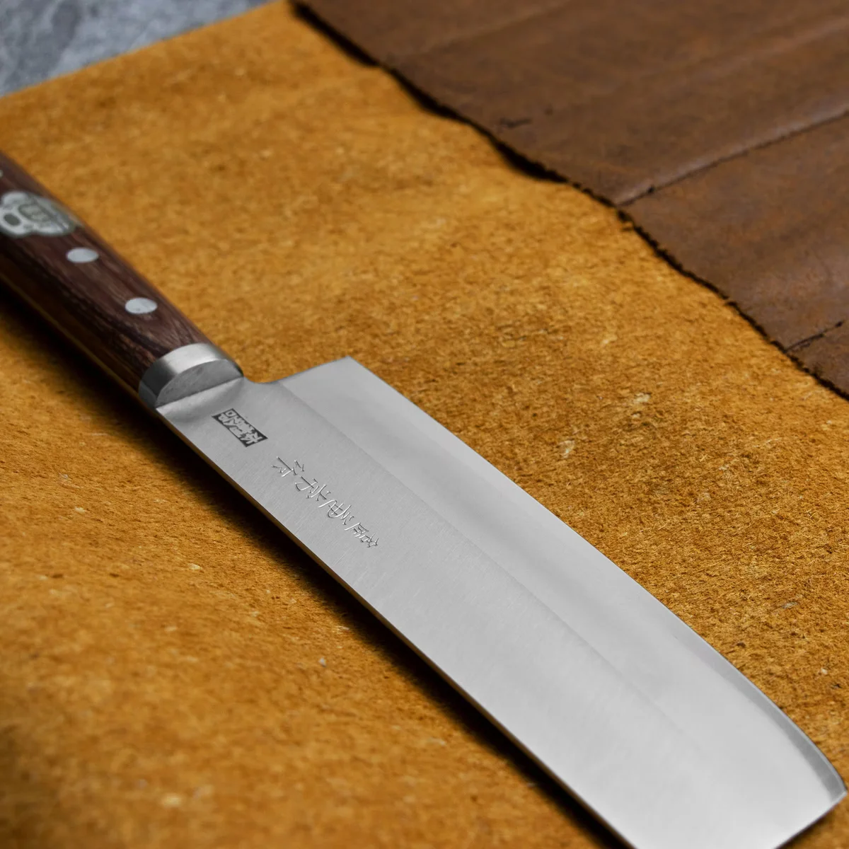 Kanetsune 2000 Shiro-2/SS Nóż Nakiri 16,5 cm — zdjęcie 5