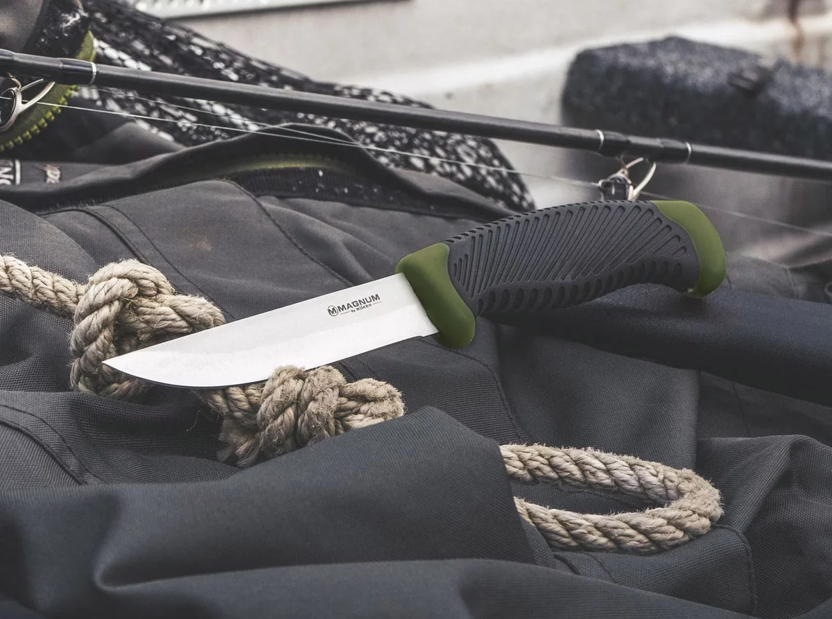 Boker Magnum Falun Olive - Nóż ze stałym ostrzem — zdjęcie 8