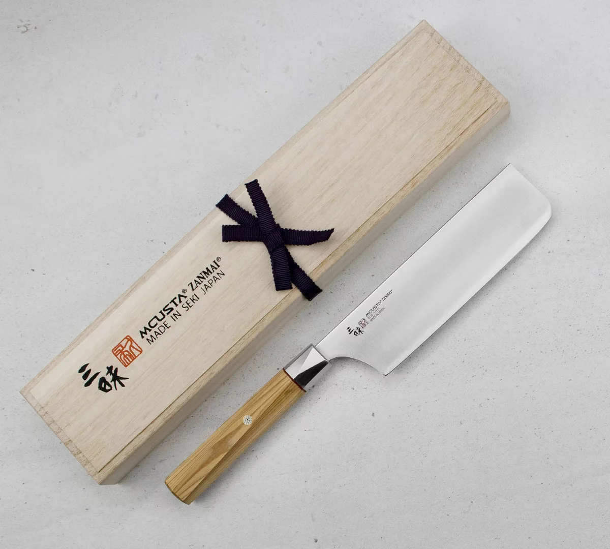 Mcusta Zanmai Beyond Aogami Super Nóż Nakiri 16,5 cm — zdjęcie 5