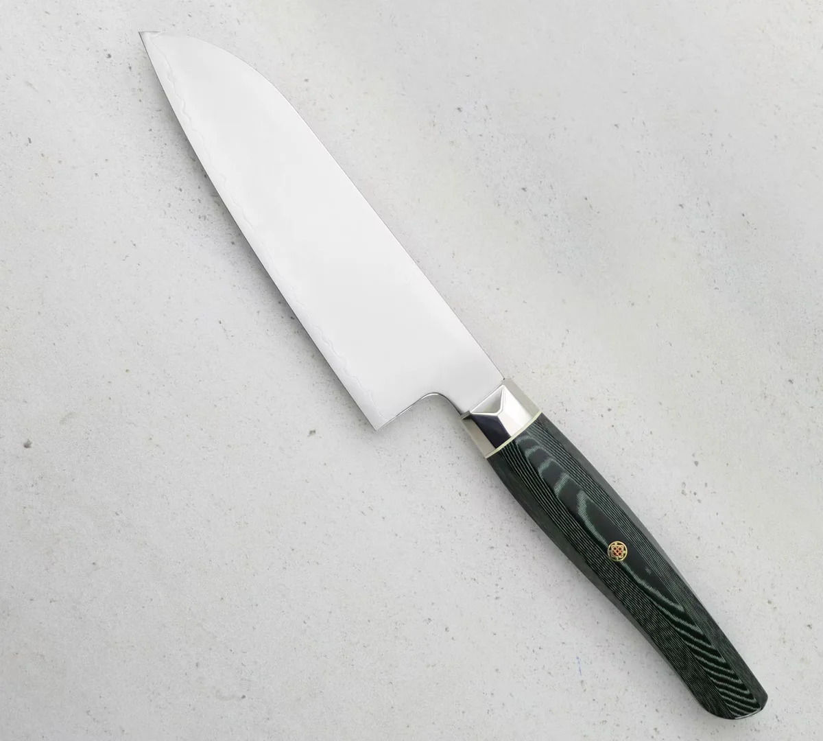 Mcusta Zanmai Green Revolution Nóż Ko-Santoku ze stali SPG2, 15 cm — zdjęcie 6