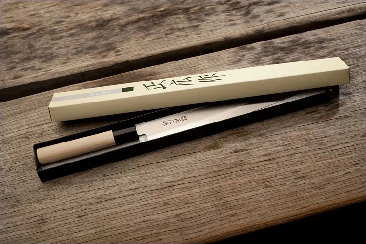Masahiro MS-8 Takohiki - Nóż do Sushi i Sashimi 24 cm — zdjęcie 10