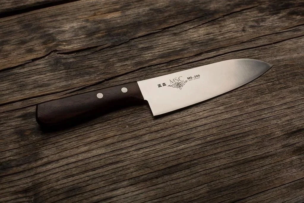 Masahiro MSC Nóż Santoku 16.5 cm — zdjęcie 4