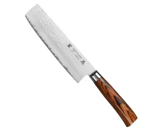 Tamahagane Tsubame Brown VG-5 Nóż Nakiri 18cm