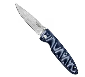 Mcusta Classic Wave Blue Micarta Damascus VG-10 8,